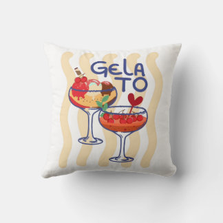 🍦 GELA TO – Süße Retro-Gelato-Grafik Kissen