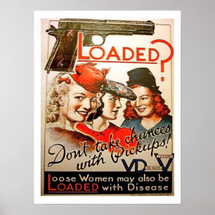 Geladen? Keine Chance mit Pickup-Girls, Krieg Poster