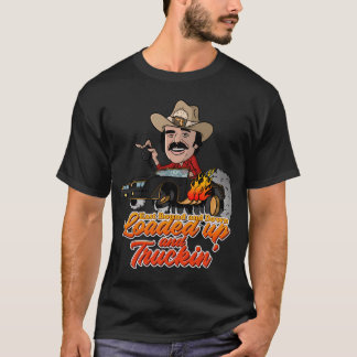 Geladen und Truckin´ Aufkleber T-Shirt