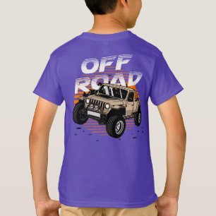 Gelände 4 X 4 Bergsonneuntergang  T-Shirt