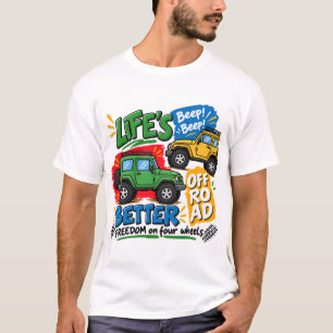 Gelände-Abenteuer 4x4 Freiheit auf vier Rädern Aut T-Shirt