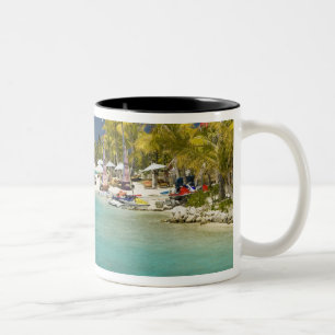 Gelände und Szenerie des neuen Luxus St. 2 Zweifarbige Tasse