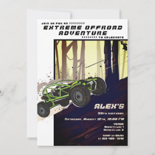 Geländefahr-Abenteuer-ATV-UTV-Extremsport-Autoclub Einladung