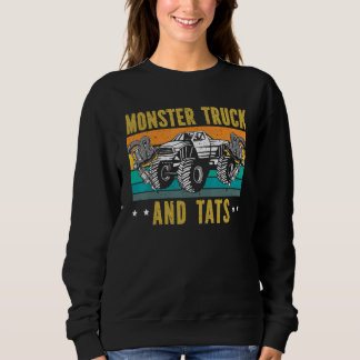 Geländefahrzeug Vintage Monster Truck Fahrzeug Sweatshirt