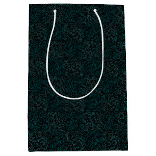 Geländemuster Grün 01bx4.Schwarz Mittlere Geschenktüte