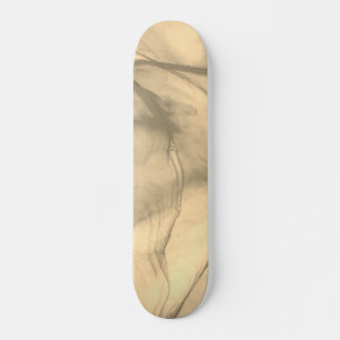Geländer braun / golden skateboard