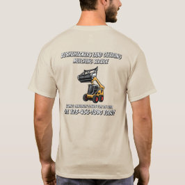Geländereinigungs- und Flail-Mulch-Service anpasse T-Shirt