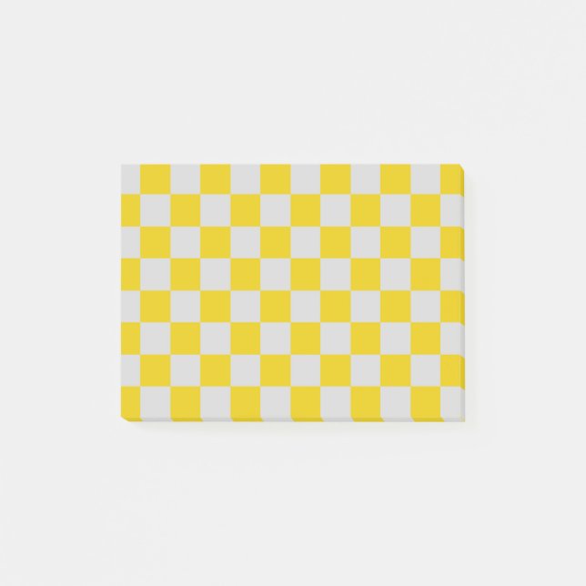 Geländertes Silber und Gold Post-it Klebezettel (Vorderseite)