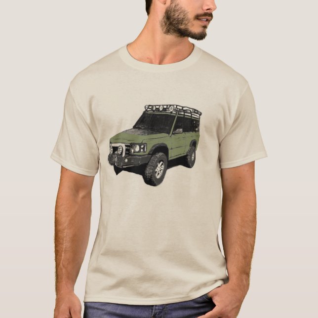 Geländewagen-LKW-Kunst-T - Shirt (Vorderseite)
