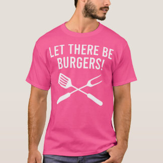 Gelassen Burgers Fork Spatula Funny Grilling T-Shirt