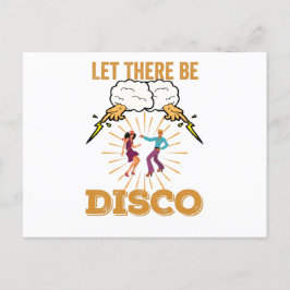 Gelassen Disco-Funk Postkarte