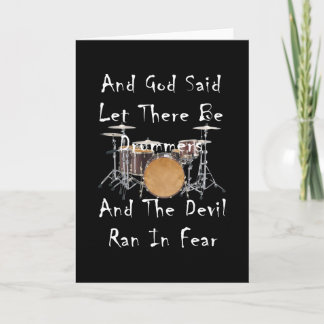 Gelassen, es gäbe Drummer Karte