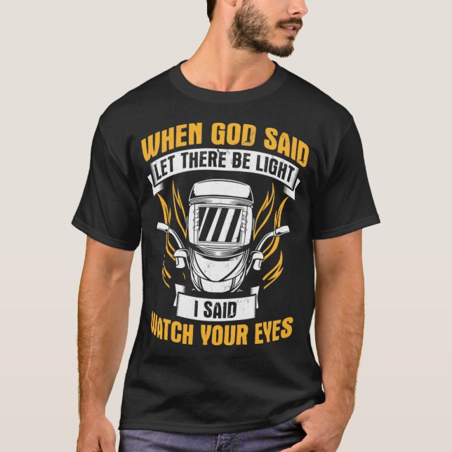 Gelassen: Es gibt eine Lichtüberwachung für den We T-Shirt (Vorderseite)