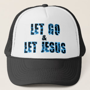 Gelassen gehen Sie christlichen Entwurf Jesuss Truckerkappe