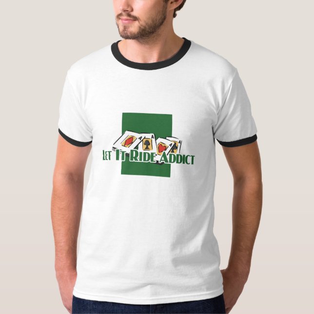 Gelassen ihm den Wecker-t des Süchtigen reiten T-Shirt (Vorderseite)