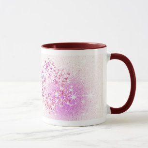 Gelassen ihm schneien Rosa Tasse
