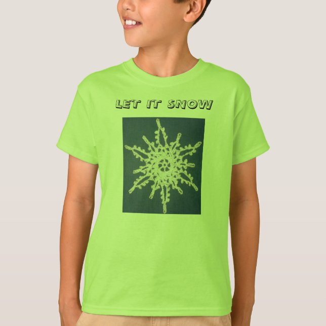 GELASSEN IHM SCHNEIEN T-Shirt (Vorderseite)