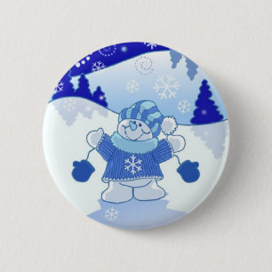GELASSEN IHM SCHNEIEN WEIHNACHTEN BUTTON