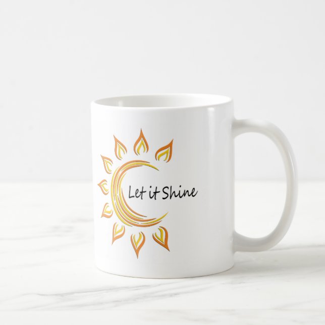 Gelassen ihm Tasse glänzen (Rechts)
