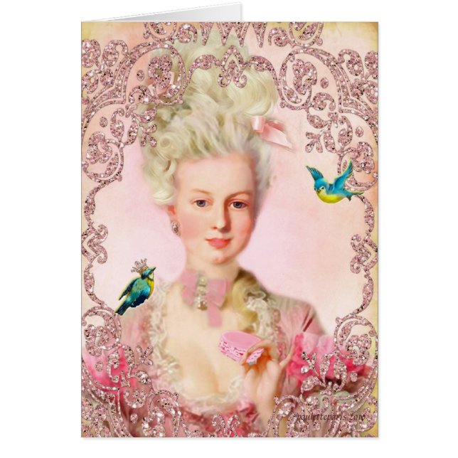 Gelassen ihnen essen Sie Macarons Marie Antoinette (Vorne)