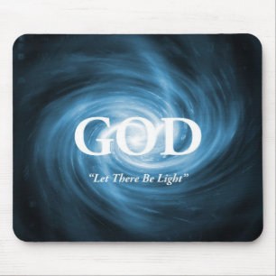 "Gelassen, Licht ist vorhanden" Mousepad
