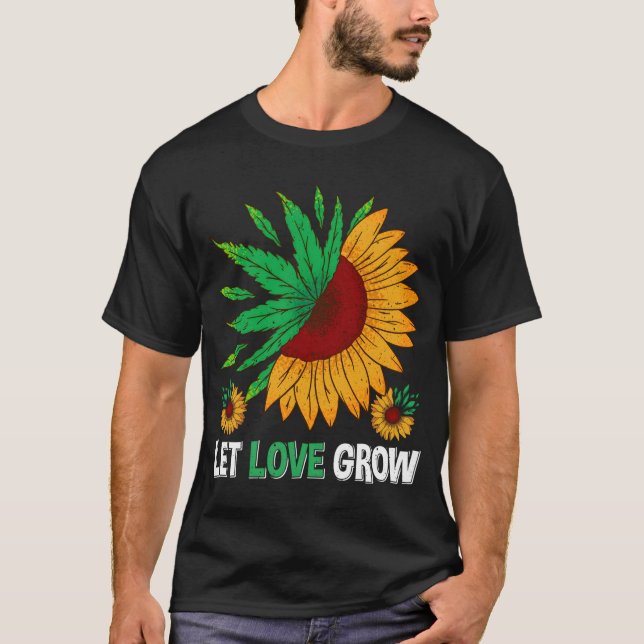 Gelassen Liebe Grow Garden Ager Garden T-Shirt (Vorderseite)