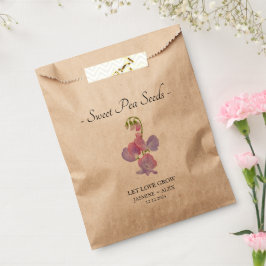 Gelassen Liebe Grow l Sweet Pea Seeds Wedding Geschenktütchen