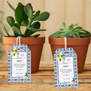 Gelassen Liebe Grow Mediterrane Zitronen Dusche Ge Geschenkanhänger