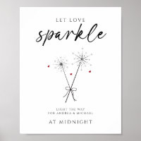 Gelassen Liebe Sparkle - Sparkler Sendoff Lässig H