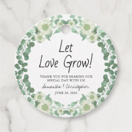 Gelassen Liebe wachsen Eukalyptus Foliage Danke Ho Geschenkanhänger