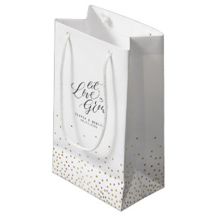 "Gelassen Liebe wachsen" moderne kalligraphische G Kleine Geschenktüte