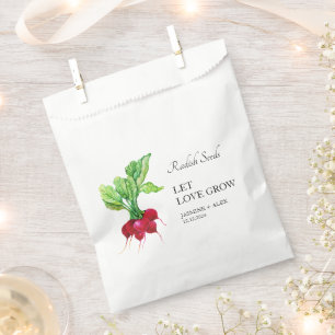 Gelassen Liebe wachsen Rettich-Gastgeschenk Hoch Geschenktütchen