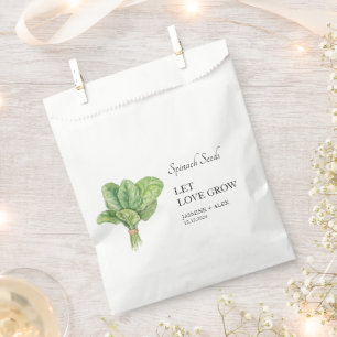 Gelassen Liebe wachsen Spinat Seetang Gastgesche Geschenktütchen