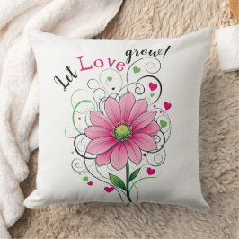 Gelassen Liebe wächst Kissen