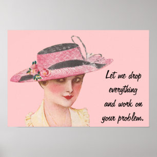 Gelassen mir alles fallenlassen poster