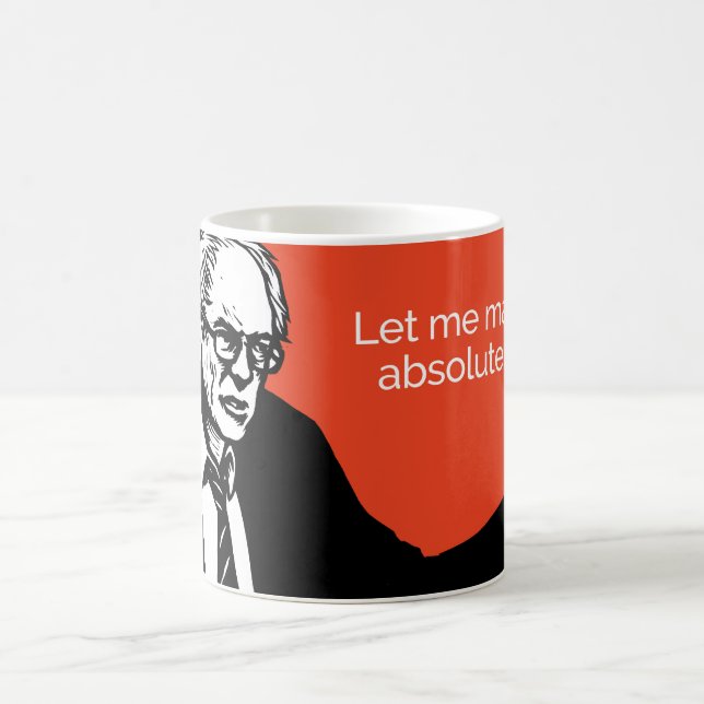 Gelassen mir seien Sie absolut klar Kaffeetasse (Mittel)