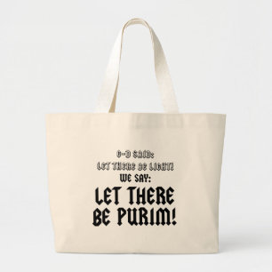 gelassen Purim Jumbo Stoffbeutel