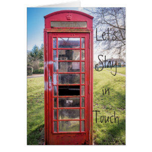 Gelassen uns bleibe Sie in der Touch