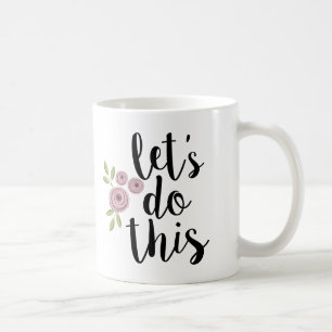 Gelassen uns diese schwarze weißer Kaffee-Tasse Kaffeetasse