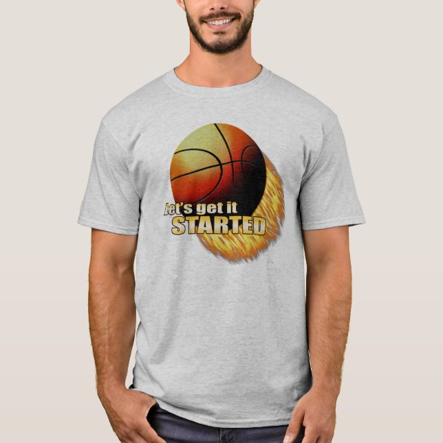 Gelassen uns erhalten Sie es begonnen T-Shirt (Vorderseite)