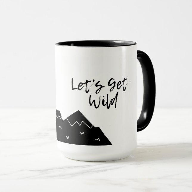 Gelassen uns erhalten Sie, GebirgsTasse wild Tasse (VorderseiteRechts)
