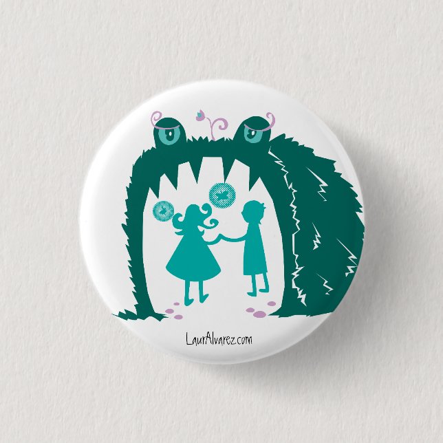 Gelassen uns erhalten Sie herein Button (Vorderseite)