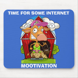 Gelassen uns erhalten Sie Mootivated Mausunterlage Mousepad