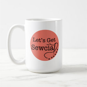 Gelassen uns erhalten Sie Sewcial Kaffee-Tasse Kaffeetasse