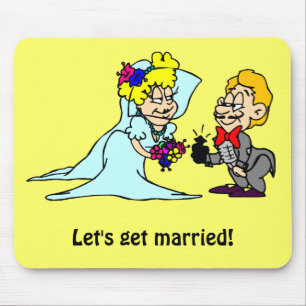 Gelassen uns erhalten Sie verheiratet Mousepad
