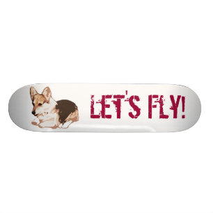 Gelassen uns fliegen! skateboard