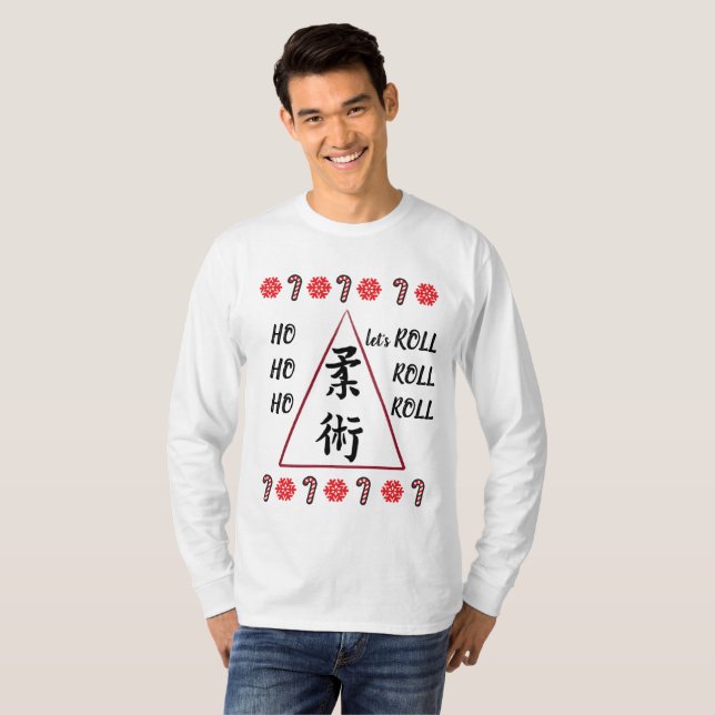 Gelassen uns hässliche Strickjacke des T-Shirt (Vorne ganz)