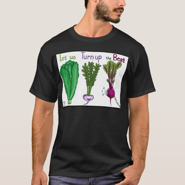 Gelassen uns herauf den Schlag sich drehen T-Shirt (Vorderseite)