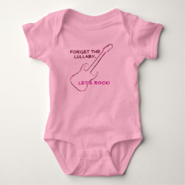 Gelassen uns in Rosa-Säuglings-T - Shirt schaukeln