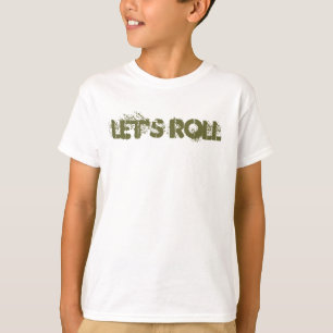 Gelassen uns Jungen-T-Shirt rollen T-Shirt